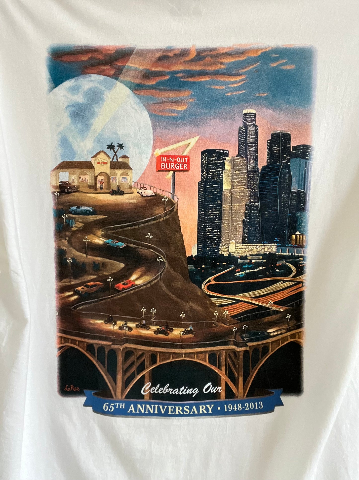 IN-N-OUT Burger Vintage Milestone Graphic T-Shirt - XL
