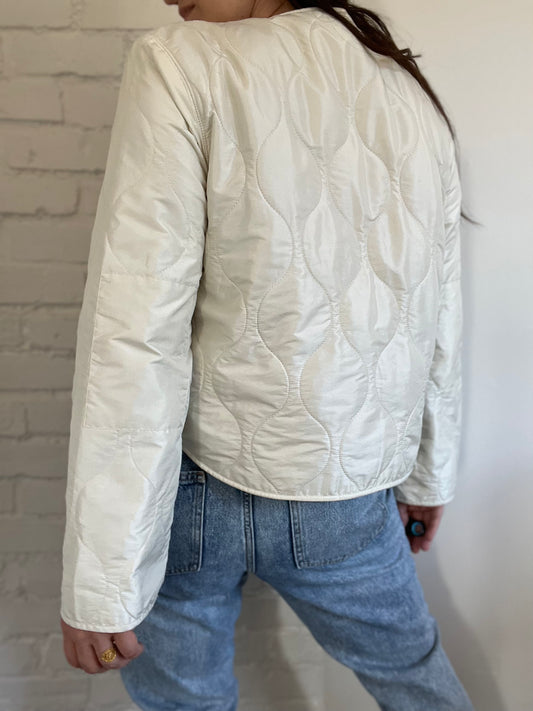 Puffer Fleece Neutral Jacket - Size S/M