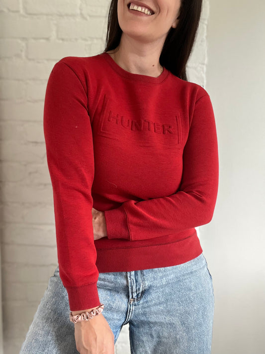 Cherry Red Hunter Crewneck - Size XS/S