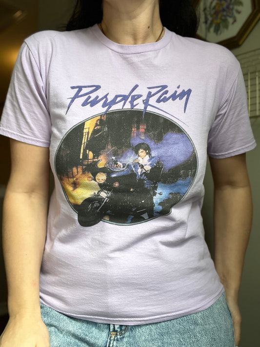 PRINCE Purple Rain Tee - Size Women's S/M