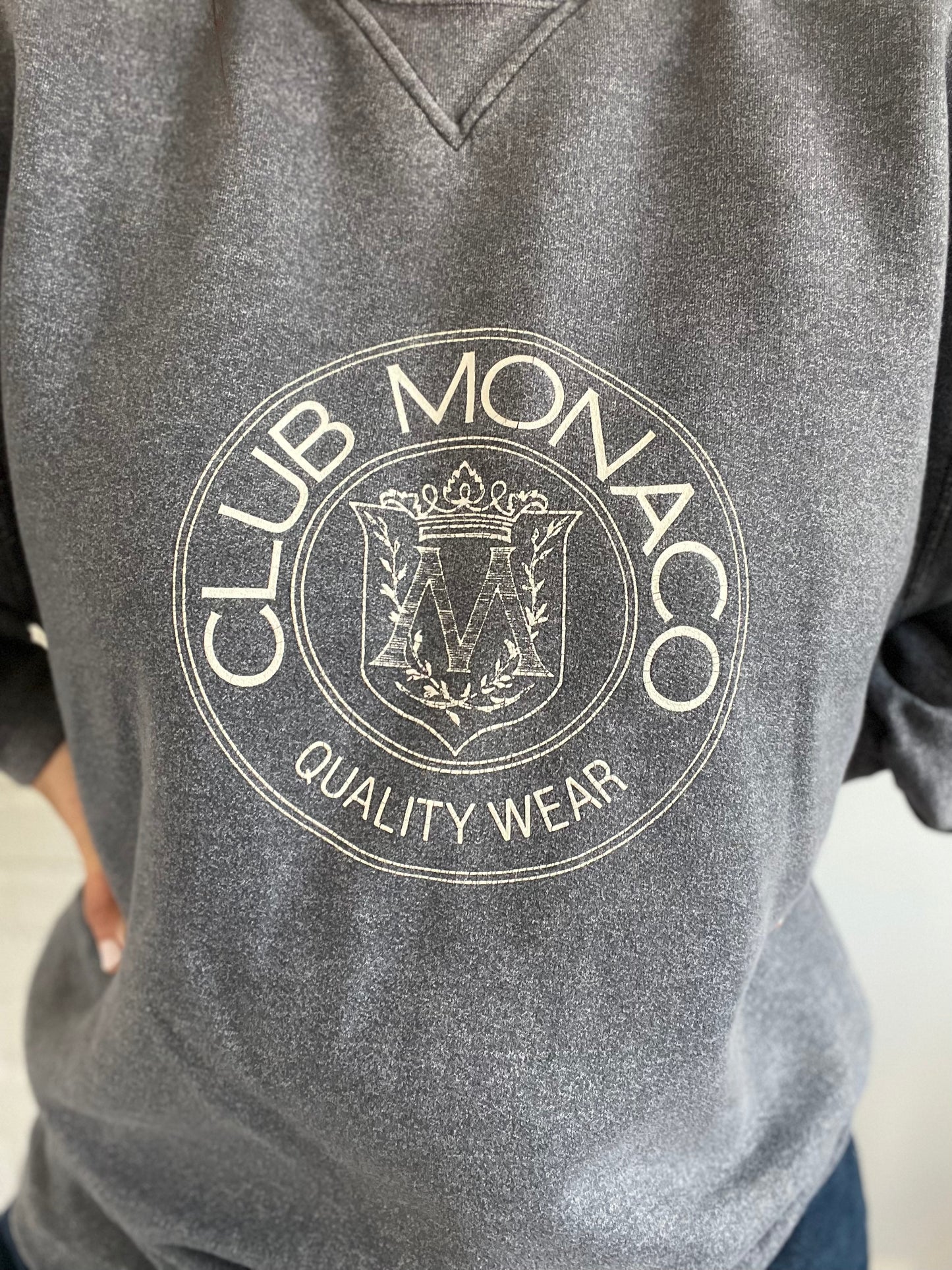 Vintage Club Monaco Heritage Crest Sweater - Size L