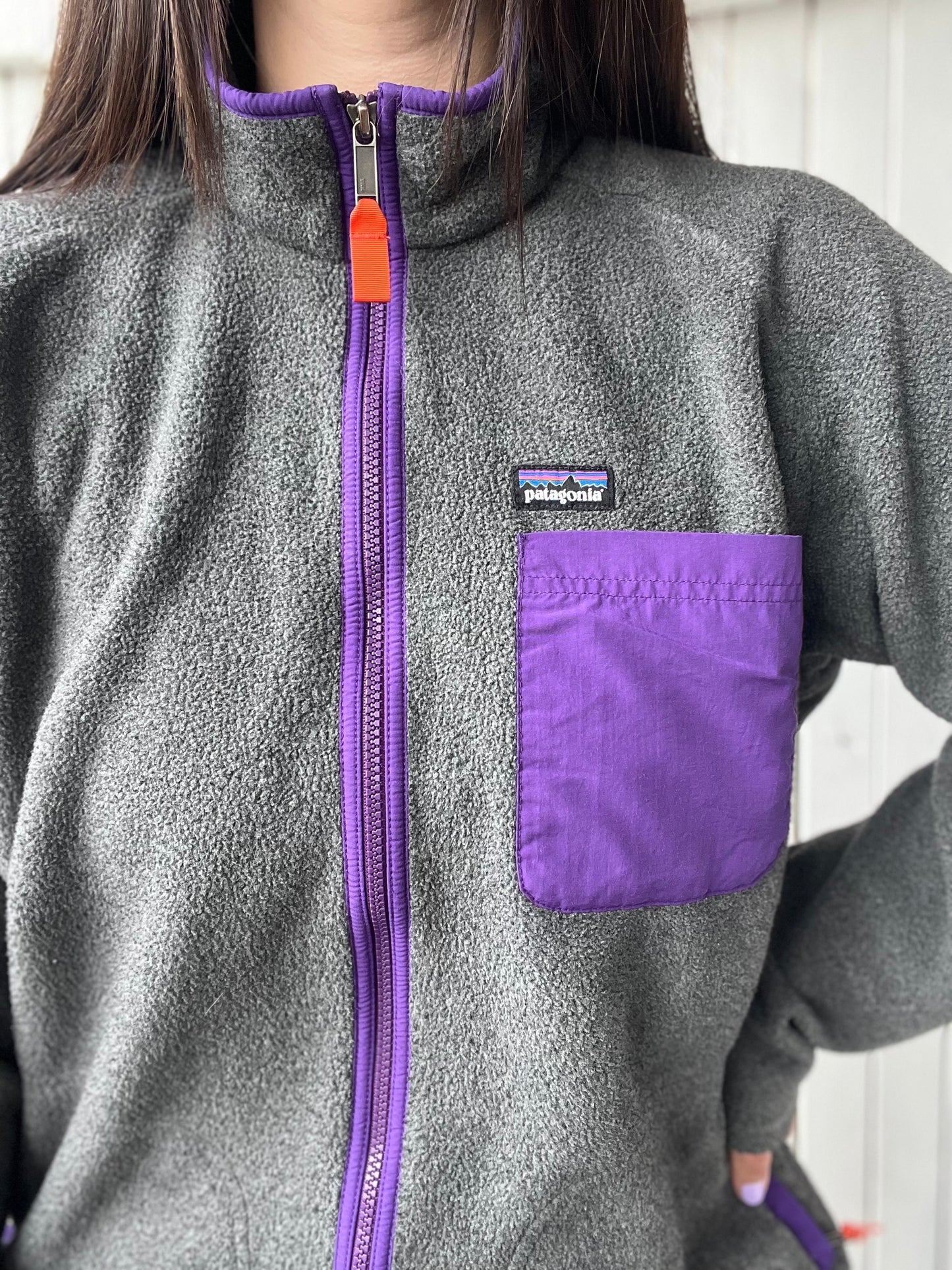 Patagonia Purple Zip Up - Size L