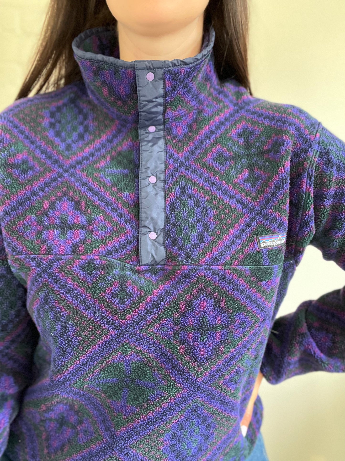 90s Retro Patagonia Fleece Synchilla - Size M