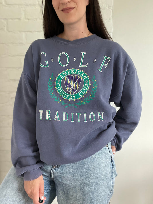 Golf Country Club Tradition Sweater - Size L/XL