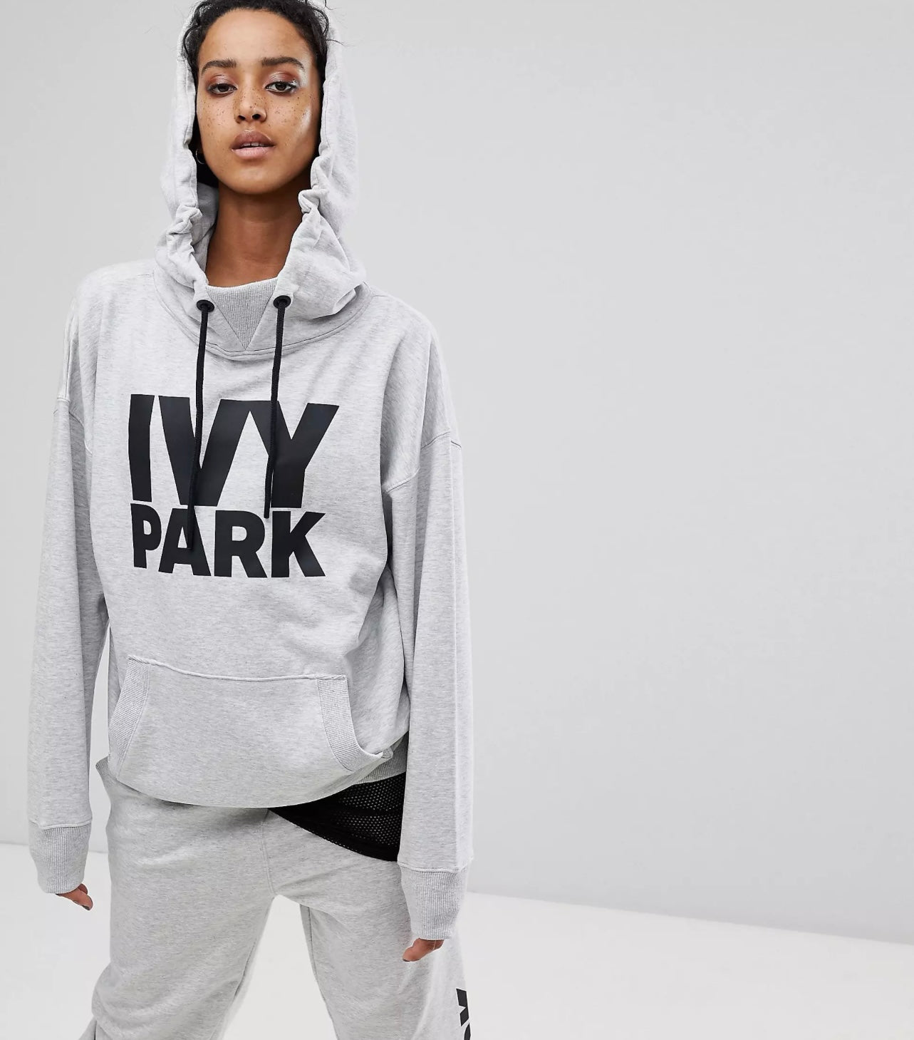 Ivy Park Grey Hoodie - S