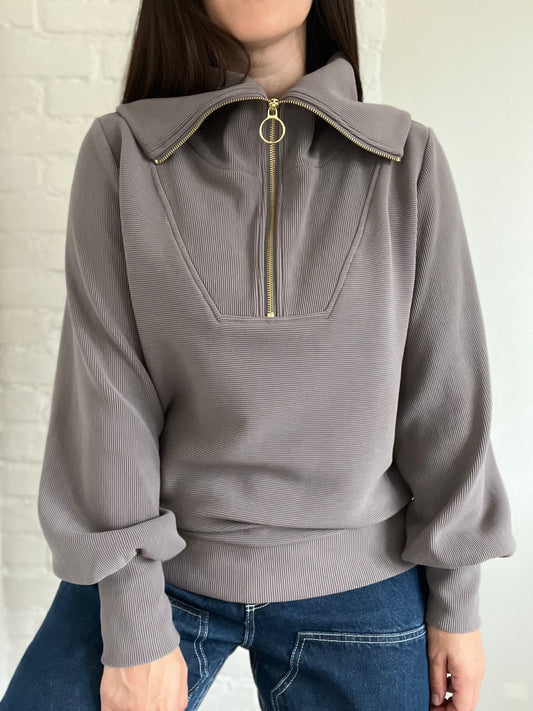 Varley Half Zip Sweater - Size S
