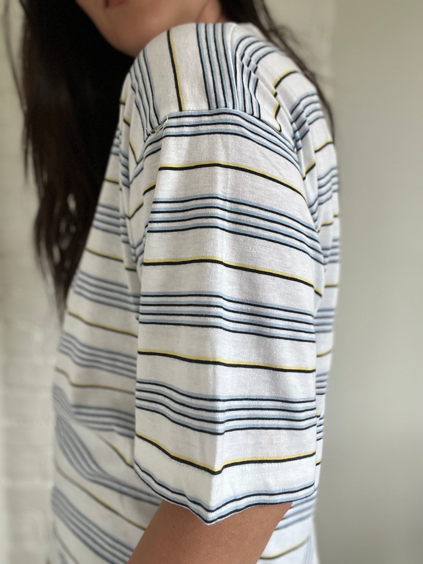 Striped Cotton T-shirt - Size M