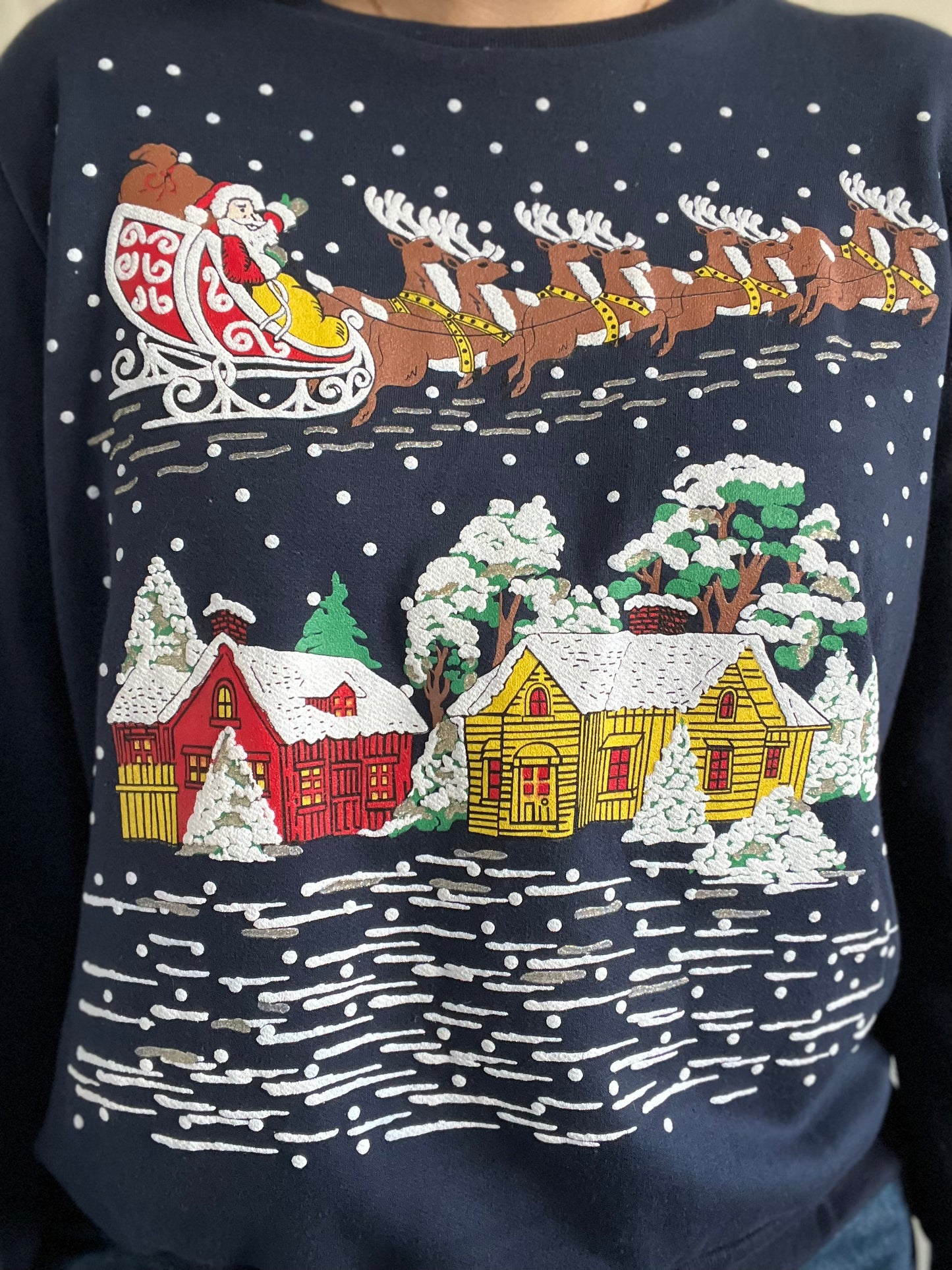 Santa Claus Theme Sweater - XL