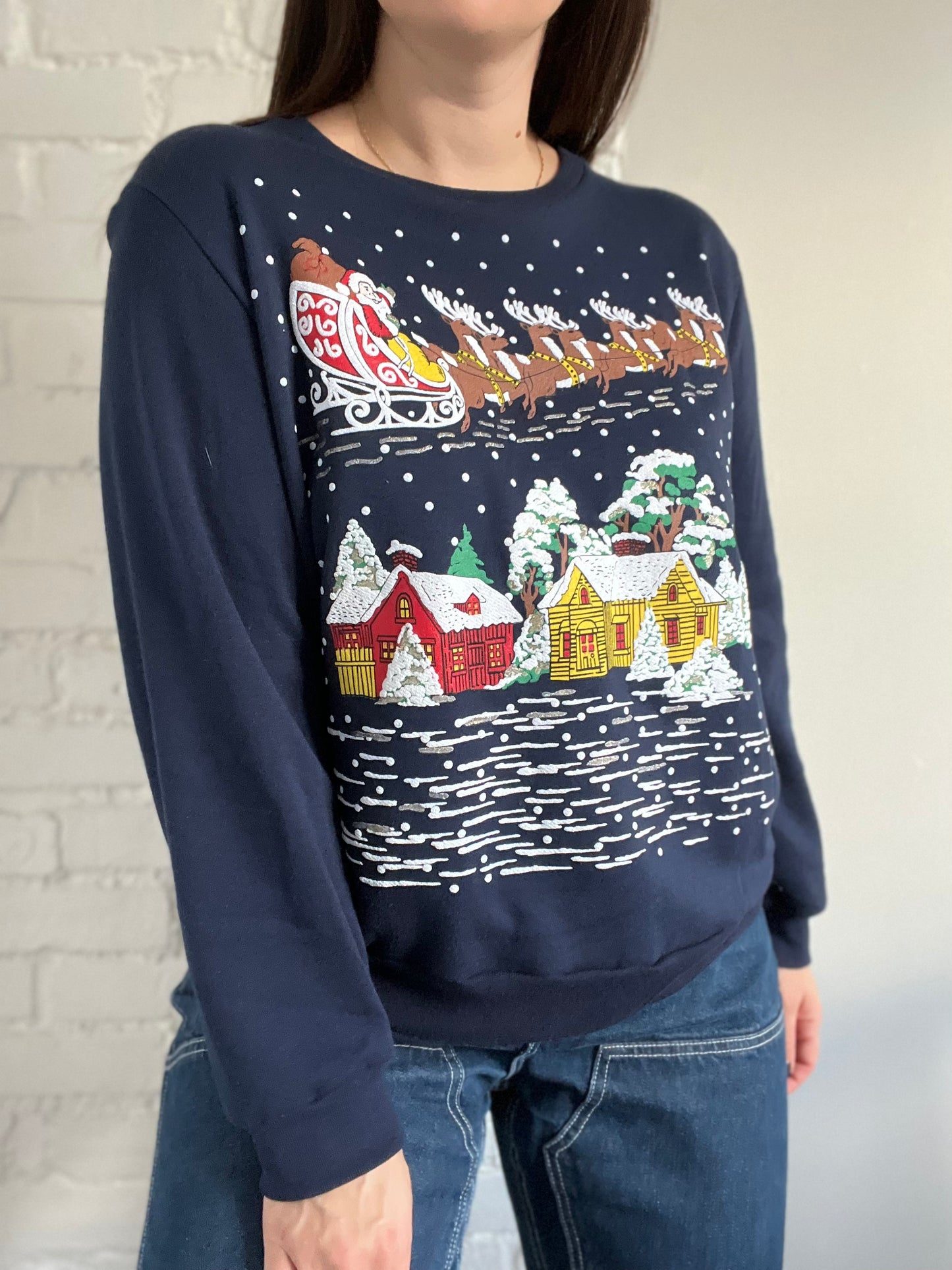Santa Claus Theme Sweater - XL
