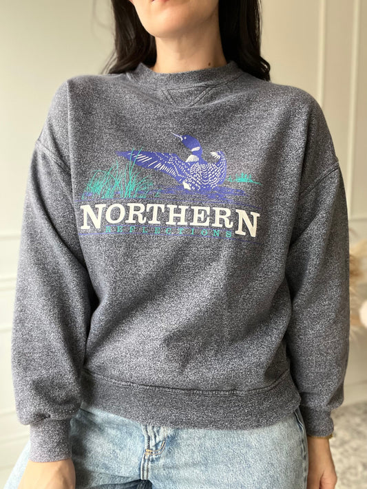 Northern Reflections Loon Crewneck - Size M/L