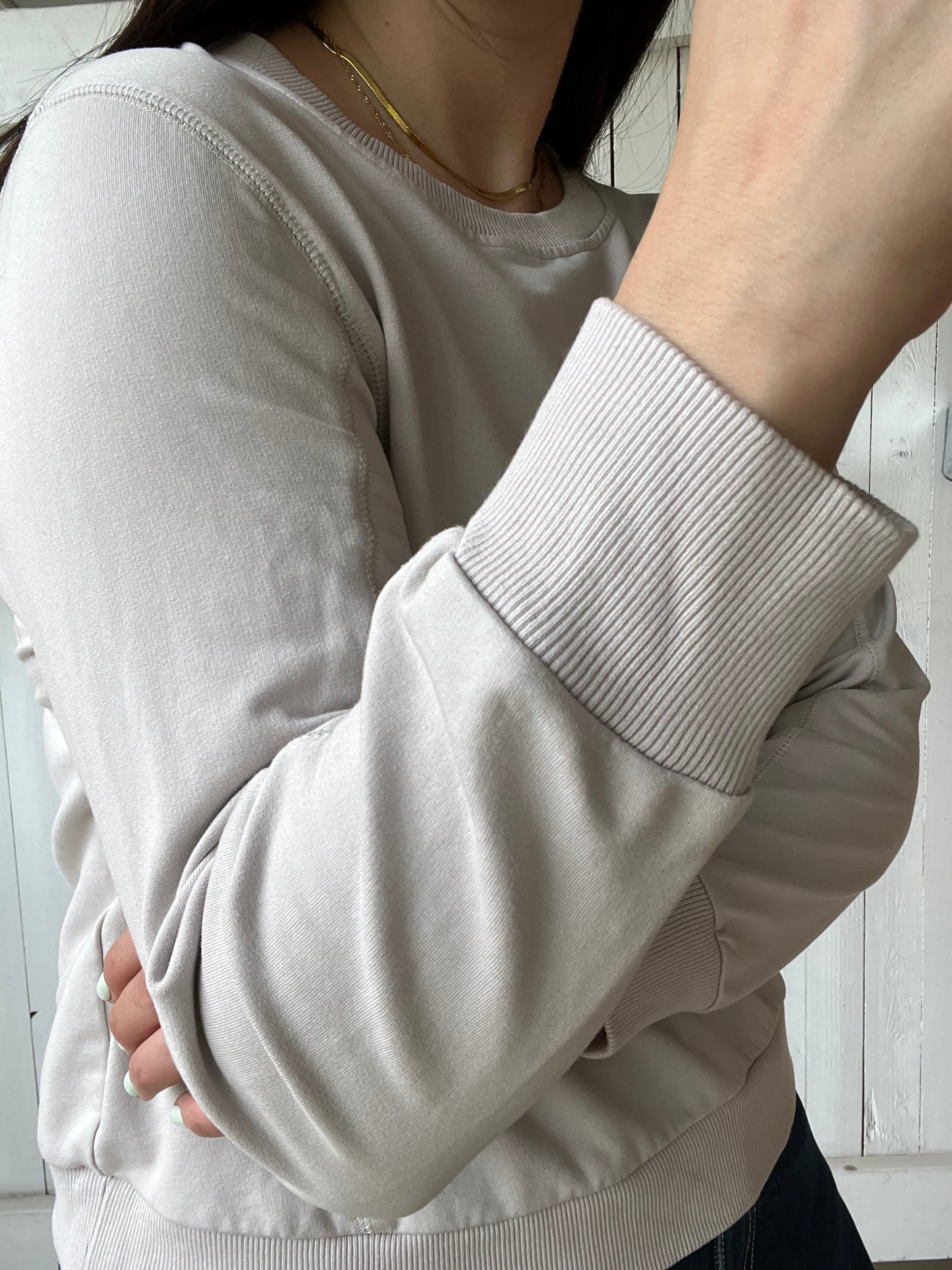 French Terry Luxe Sweatshirt - Size S