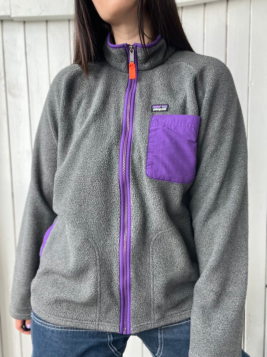 Patagonia Purple Zip Up - Size L