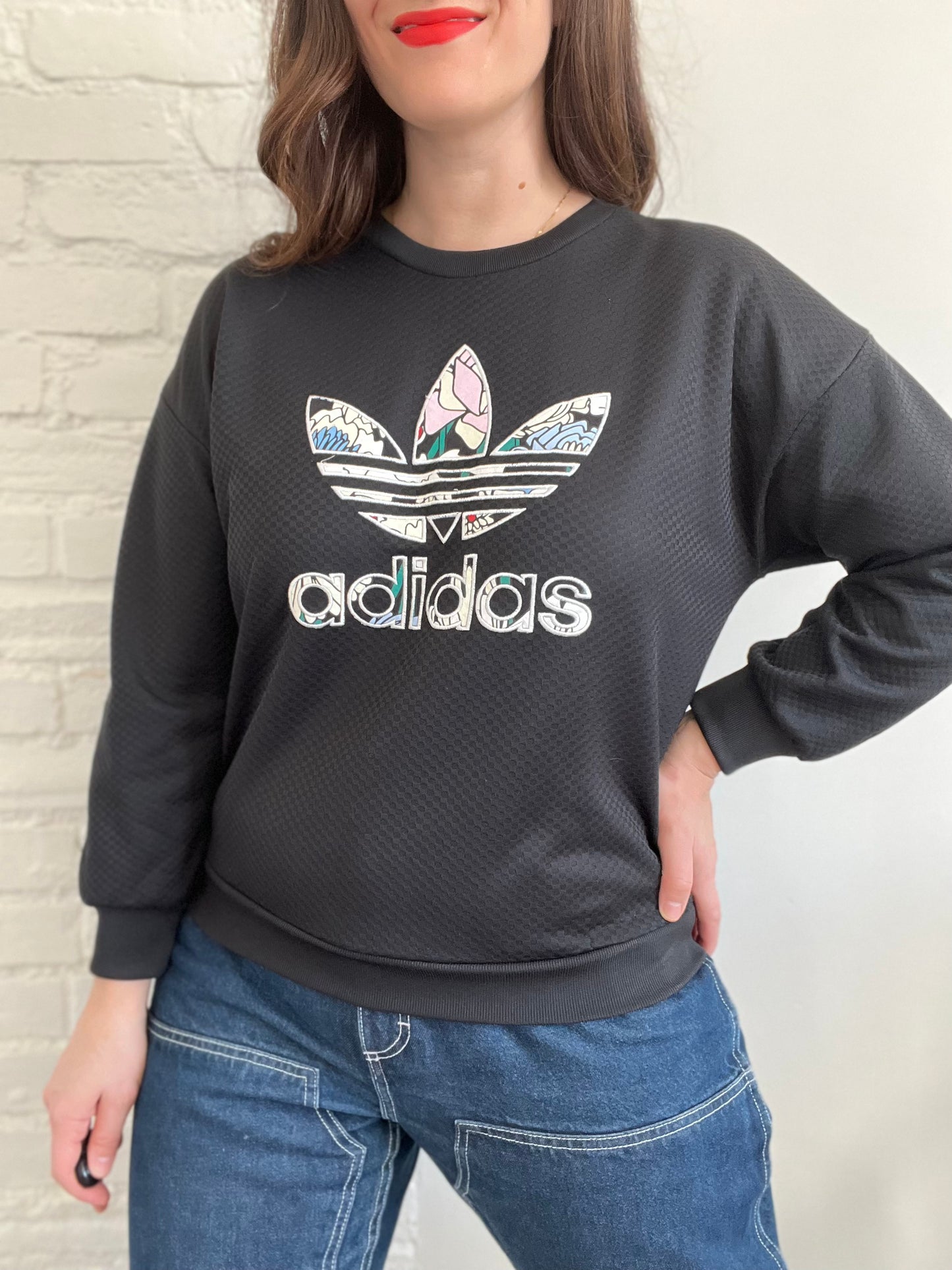 Pastel Adidas Pullover Sweater - S