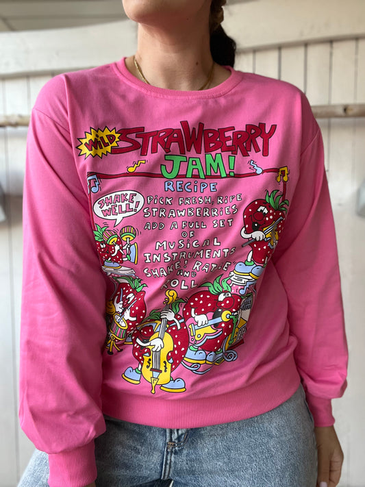 Strawberry Jam Sweater - Size M/L