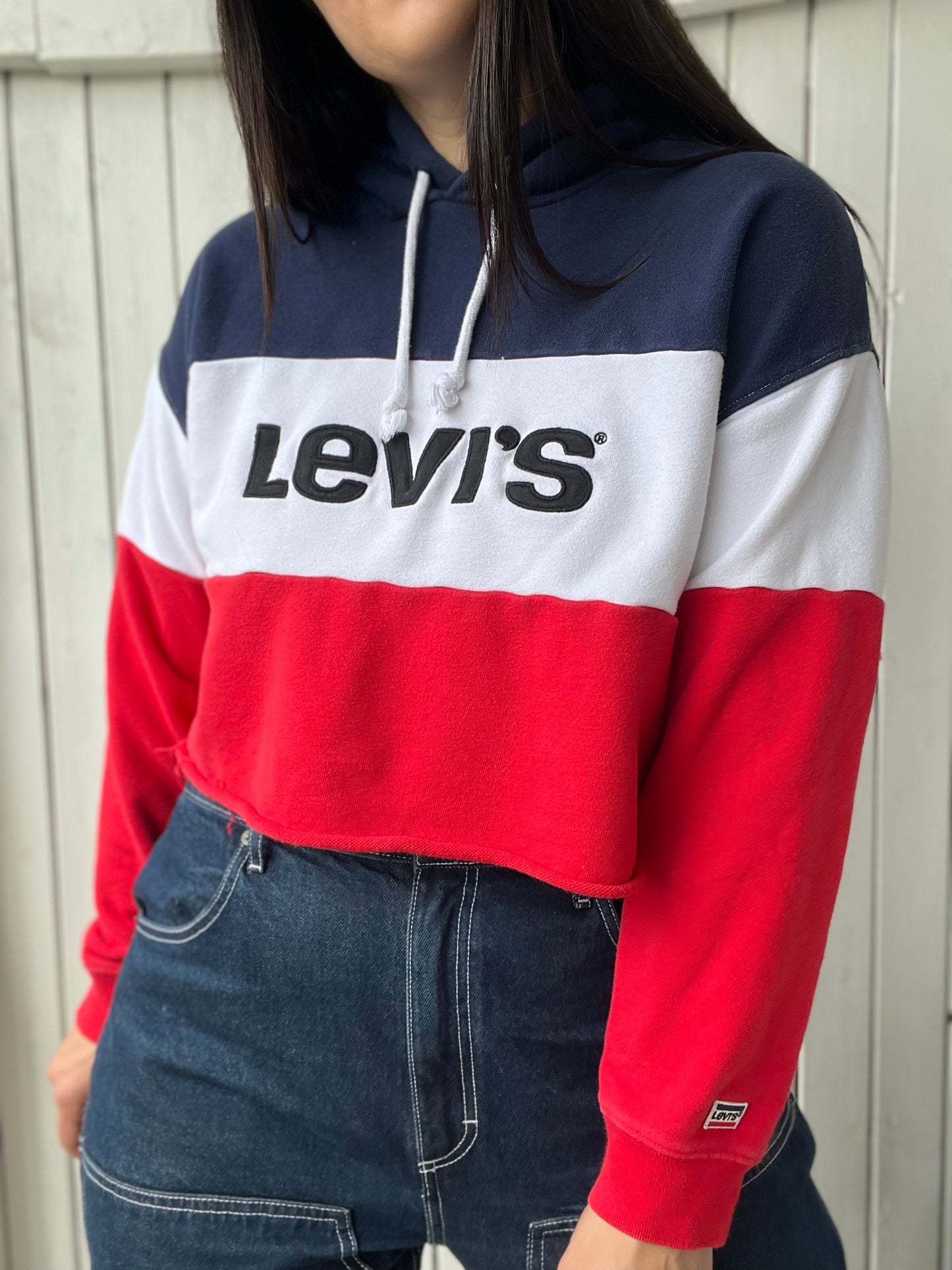 Levi's Crop Hoodie - Size M