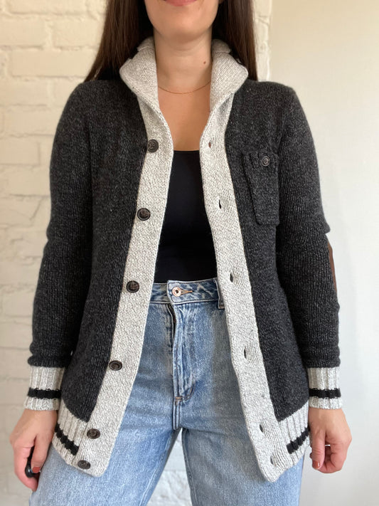 Roots Heritage Cabin Shawl Cardigan - Size S/M