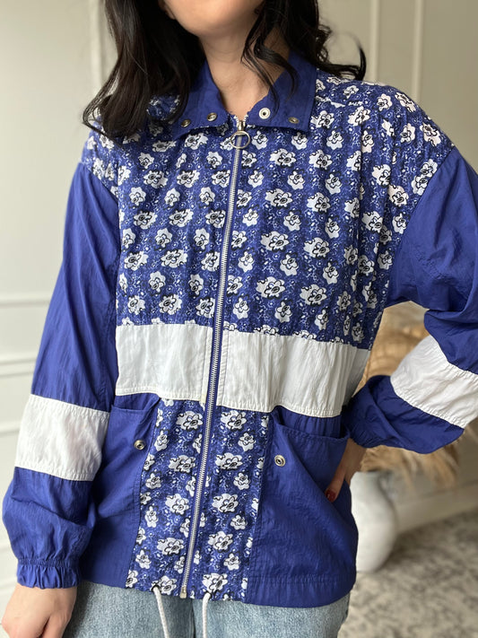 Floral Vintage Track Jacket - Size S/M