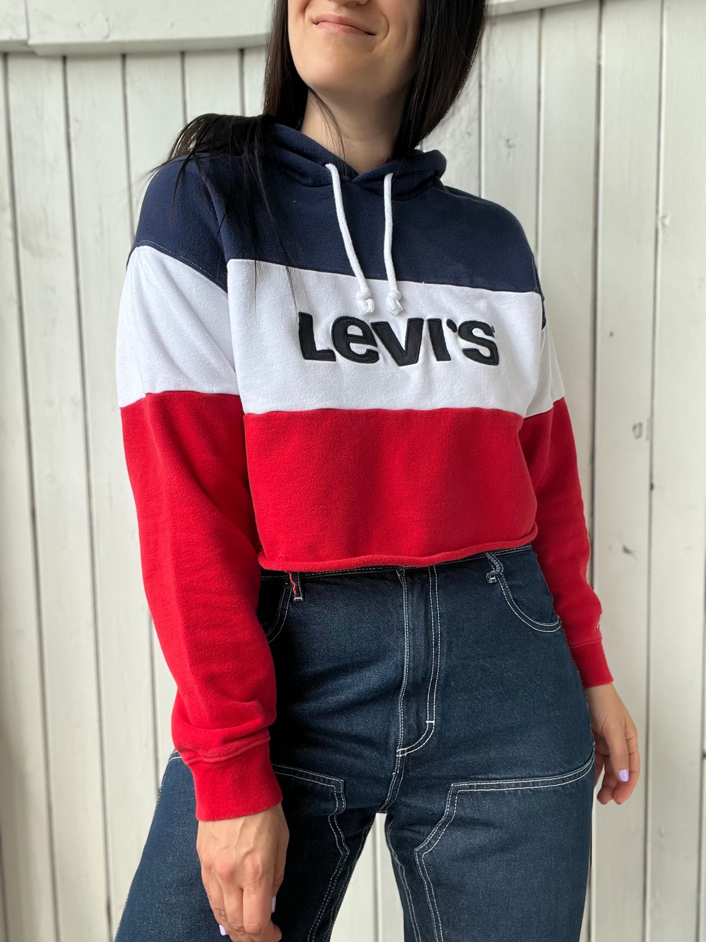 Levi's Crop Hoodie - Size M