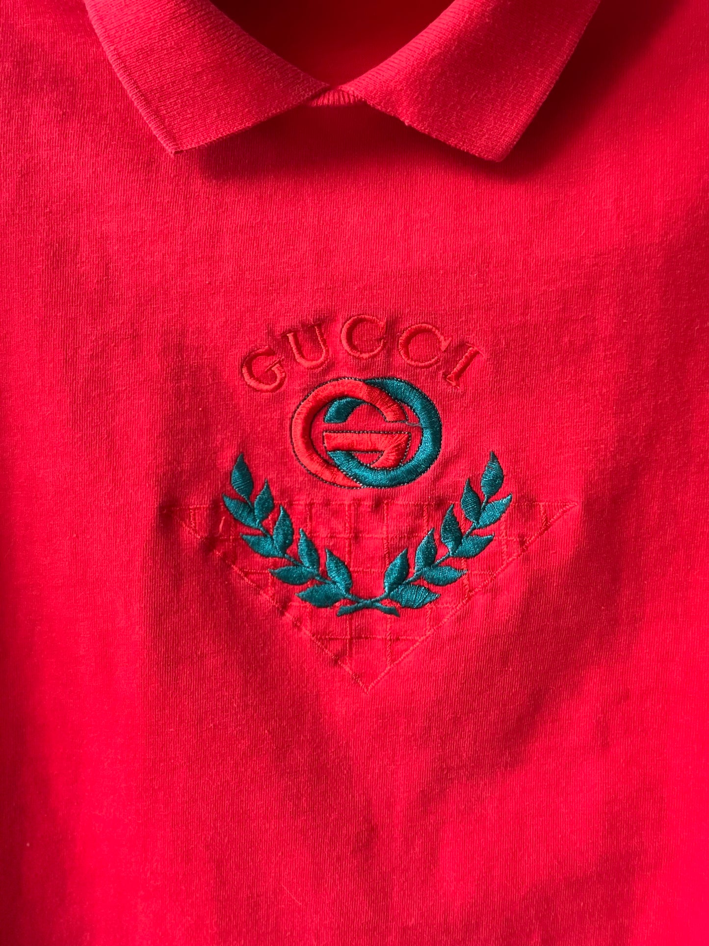 Vintage GUCCI Crested Unisex Polo Shirt - Size S-L
