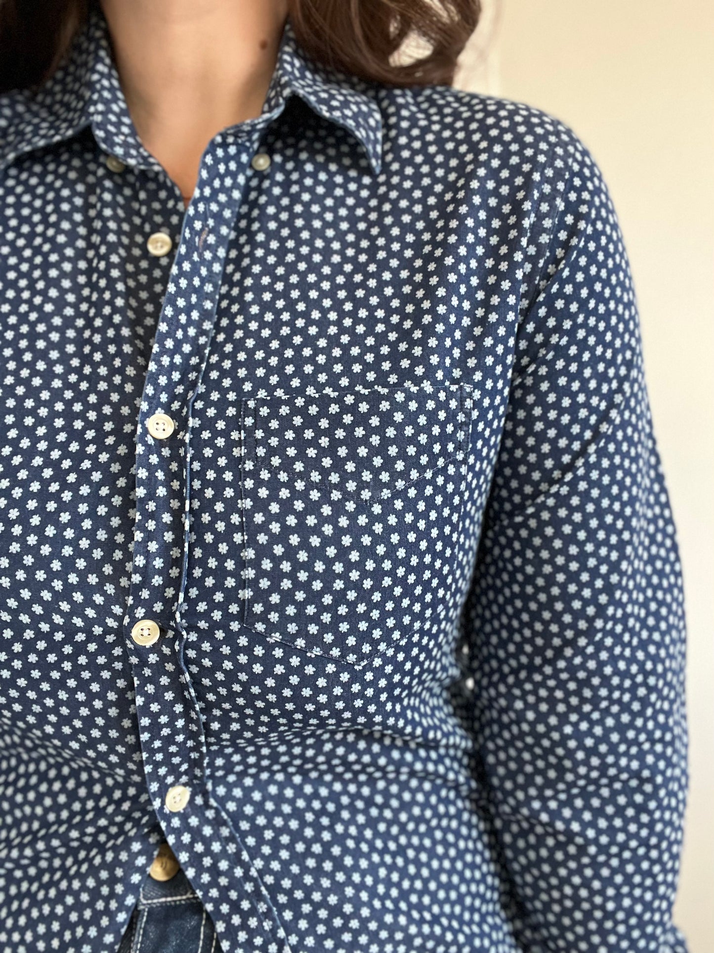 J Lindeberg Button-Up Floral Shirt - S