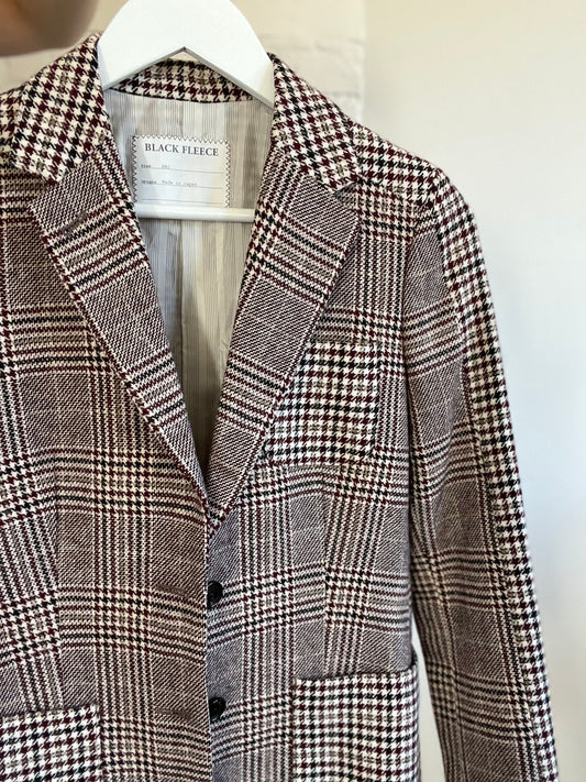 Made in Japan Plaid Blazer - Size S