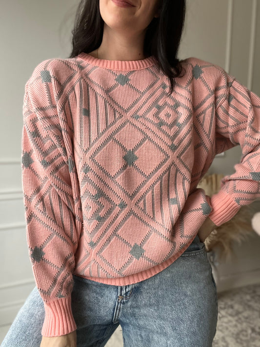 Blush Pink Dad Knit - Size XL