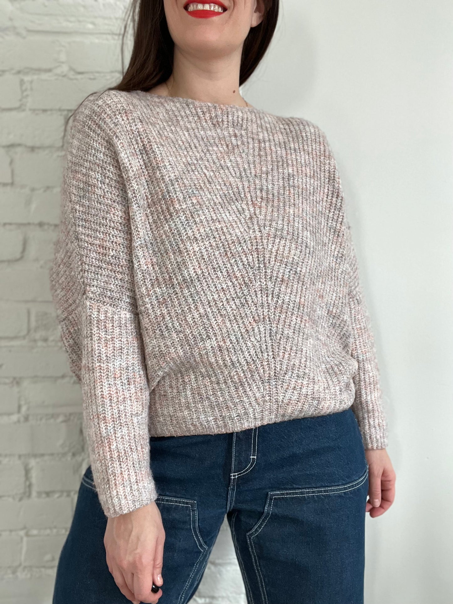 Blush Pink Soft Knit Sweater - XS/S