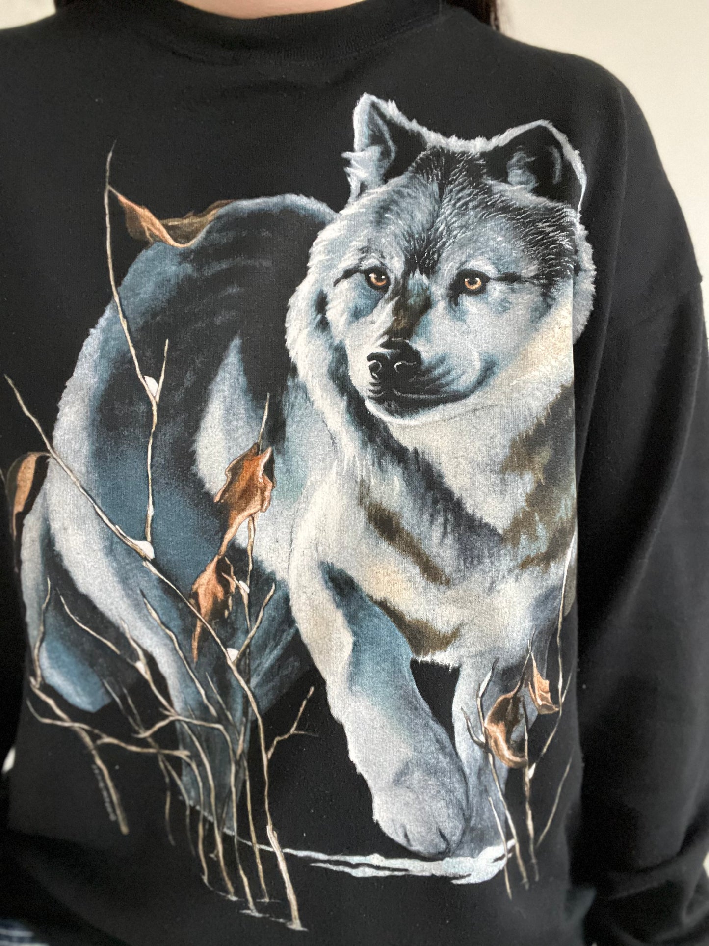Polar Wolf Sweater - L