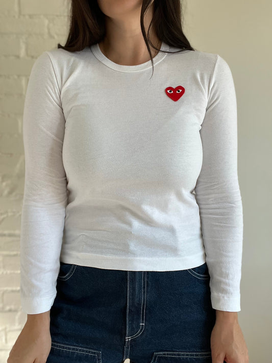 Comme Des Garçons Play Long Sleeve - Size M