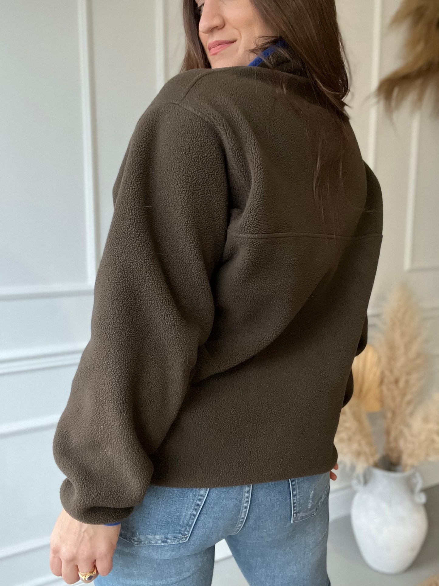 Chocolate Brown Patagonia Fleece Synchilla - Size Mens M