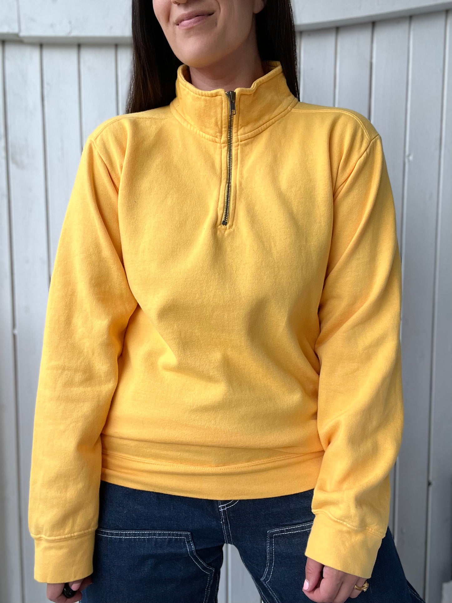Sunshine Quarter Zip Sweater  - Size S/M