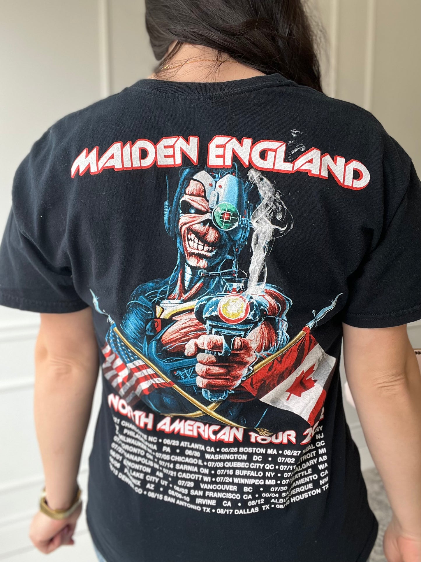 Iron Maiden 2012 Concert Tee - Size Mens L