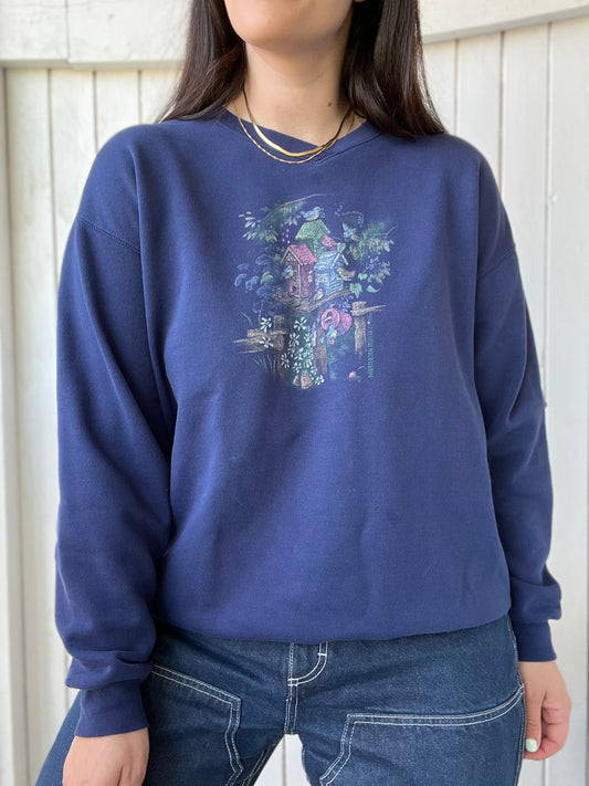 Northern Reflections Navy Sweater - Size L