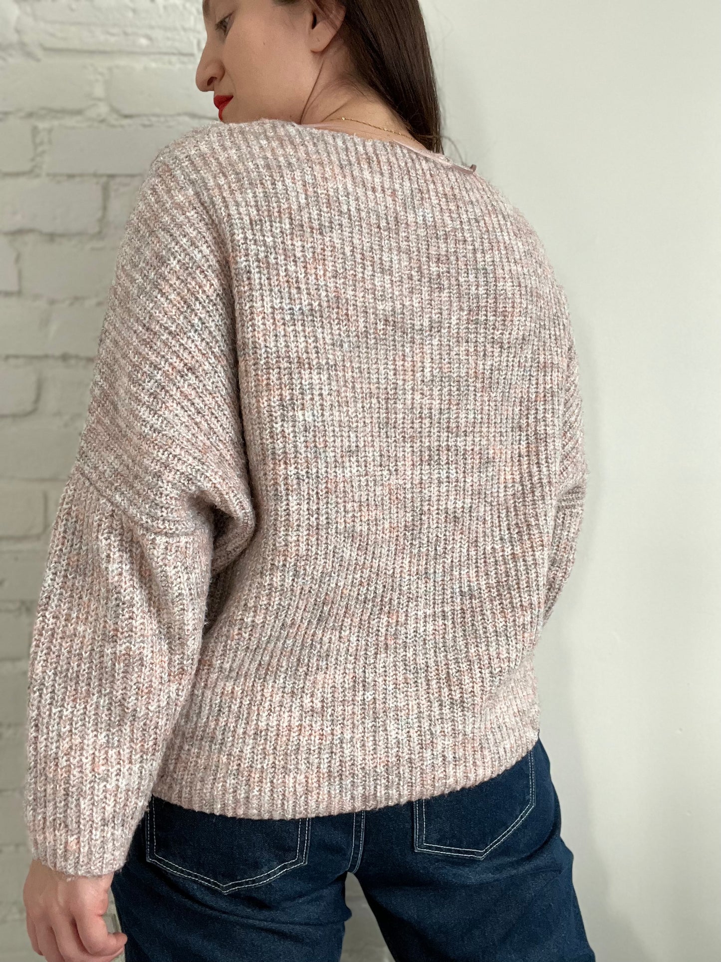 Blush Pink Soft Knit Sweater - XS/S