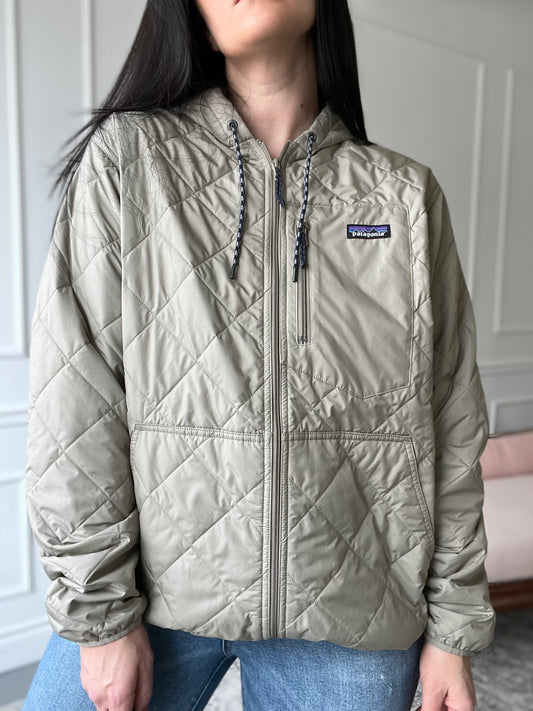 Patagonia Pistachio Diamond Quilted Jacket - L